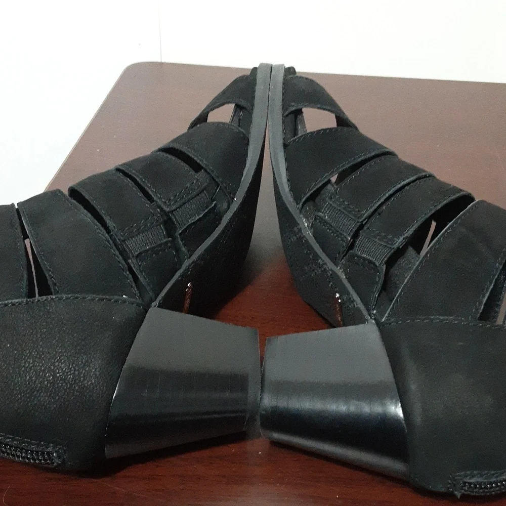 Vionic Harlow Gladiator‎ Cage Block Heel Shoe 6.5